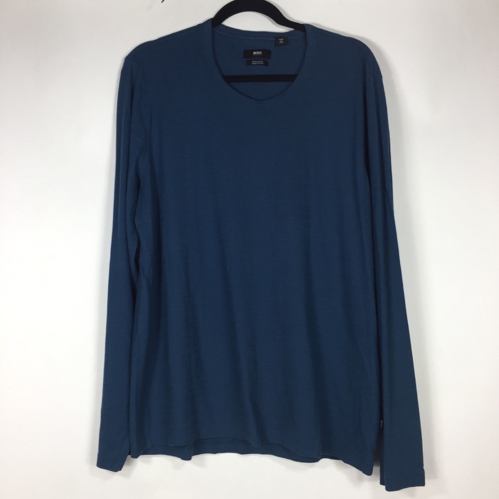 Boss Hugo Boss Mens Long Sleeve Crew Neck Shirt